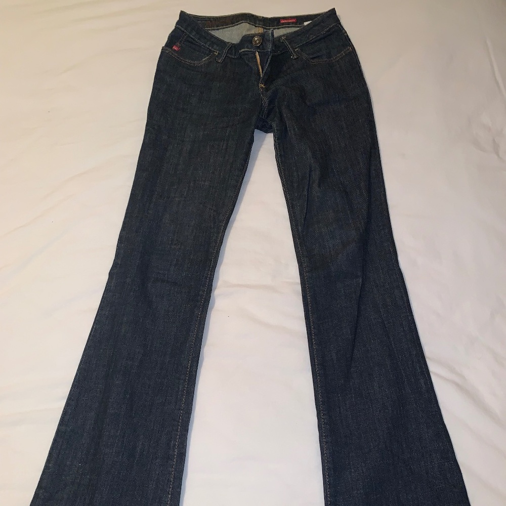 Flared leg, super low waist, miss sixty jeans